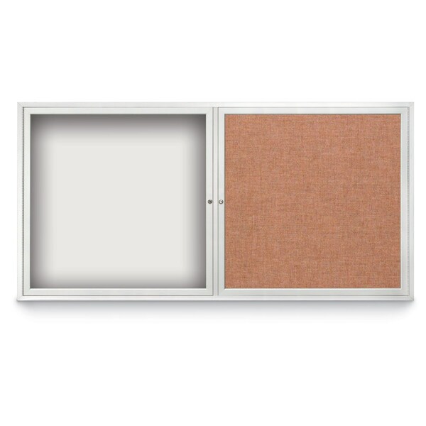 Corkboard, Synthetic Cork/Bronze, 96"x48"